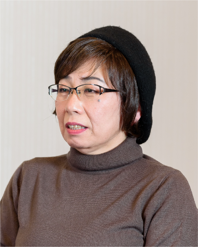 写真：患者さん 阿部文恵 さん