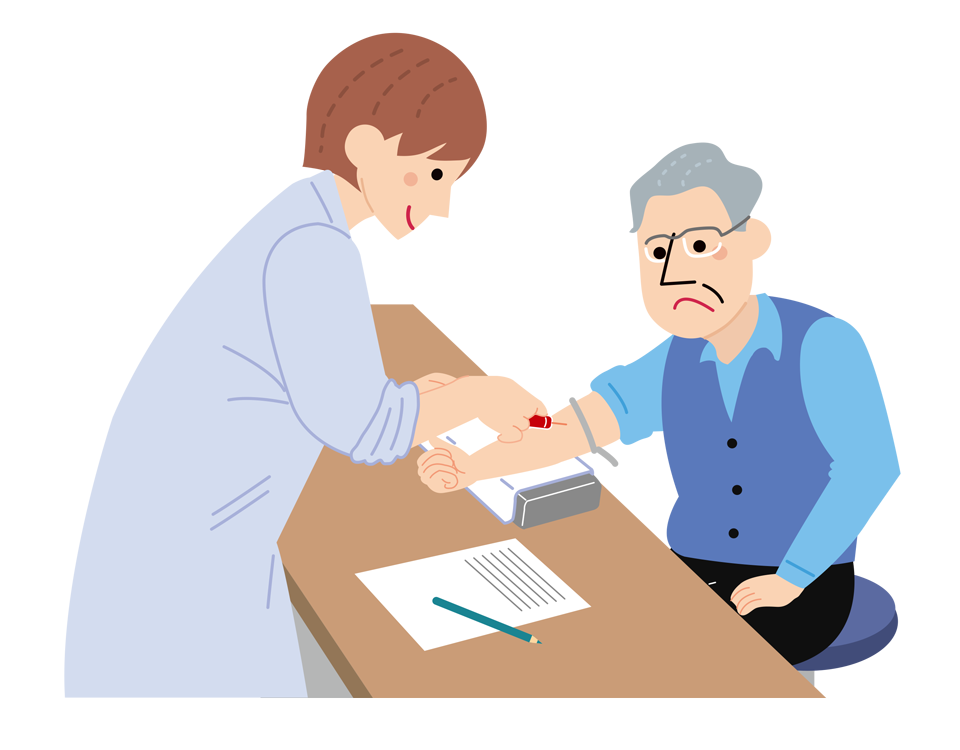 イラスト：注射器