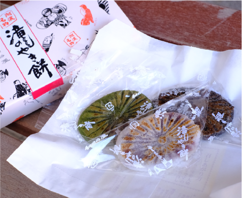 写真:滝のやき餅