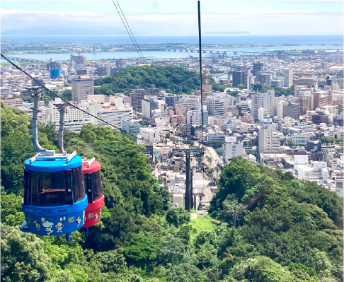 写真:眉山ロープウェイ