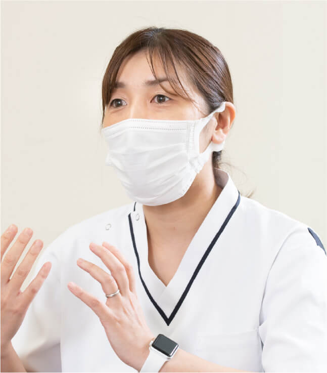 写真：東京都小平市 国立精神・神経医療研究センター（NCNP）病院 入退院支援室 看護師 花井 亜紀子 さん