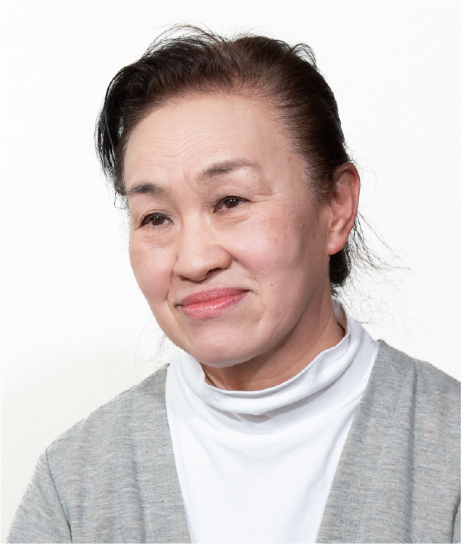 写真：患者さんの奥さま 佐藤 まき子さん